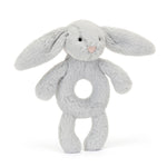 Peluche Sonajero Jellycat Bashful Conejo Gris