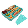 Caja contenedora para snack azul Melii