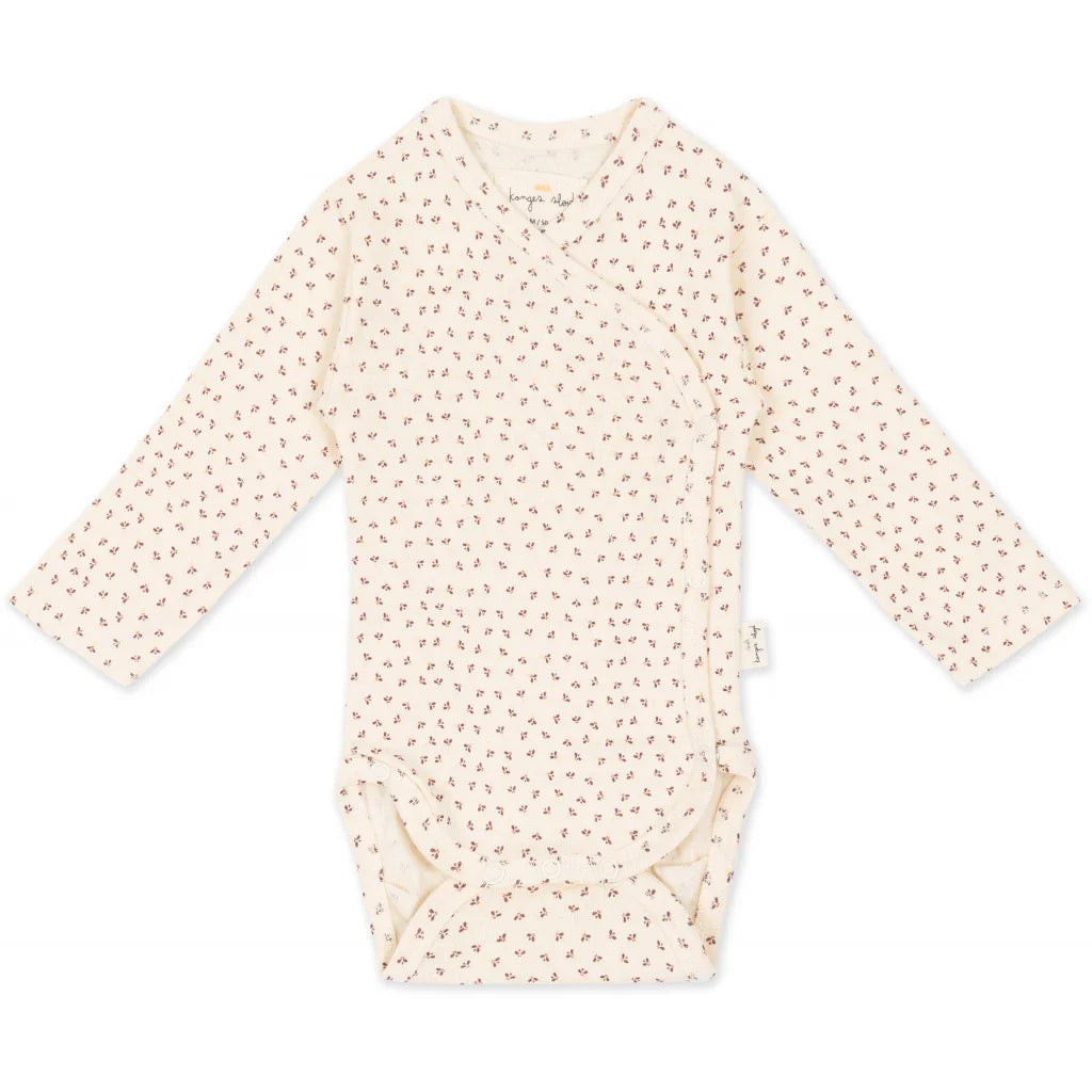 Body de Algodón Orgánico Tiny Clover Beige Konges Sløjd