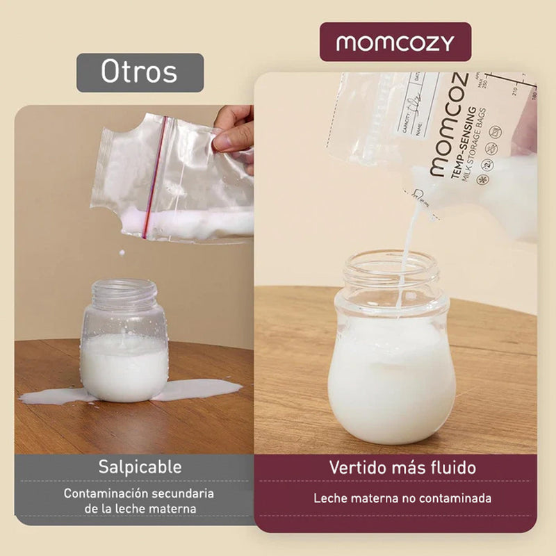 Bolsas para Almacenar Leche Materna con Boquilla x 60 uds Momcozy