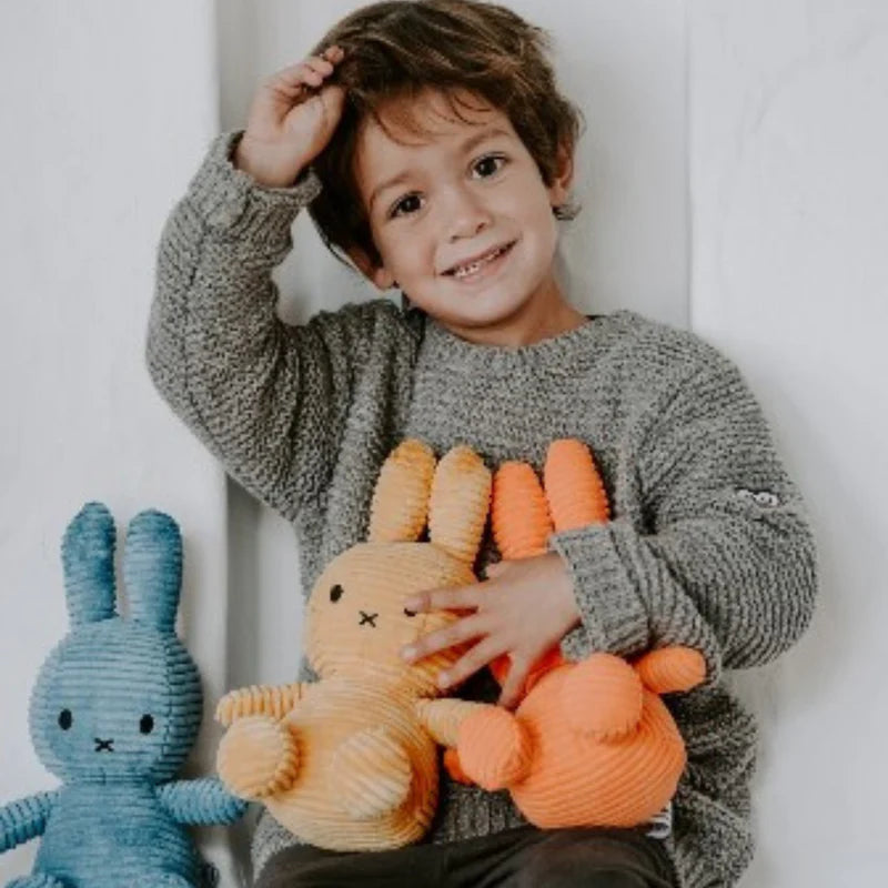 Peluche Miffy Eco Corduroy 23 cm Aviator Blue Bon Ton Toys