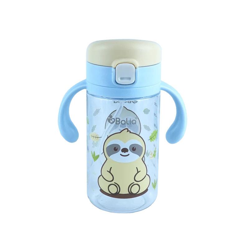 Botella antiderrame con bombilla Perezoso Balia