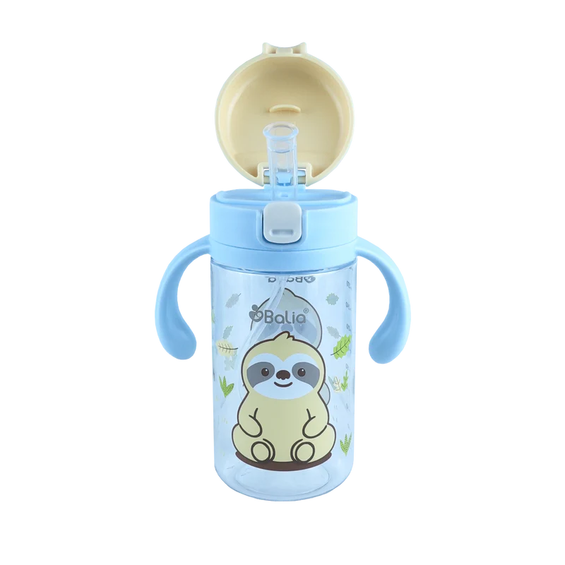 Botella antiderrame con bombilla Perezoso Balia