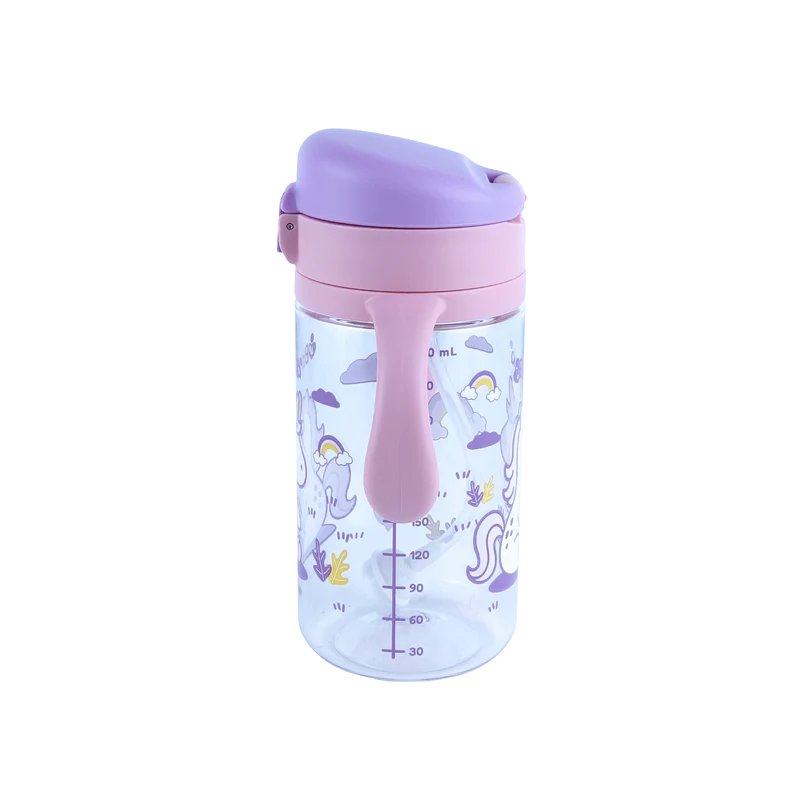 Botella antiderrame con bombilla Unicornio Balia