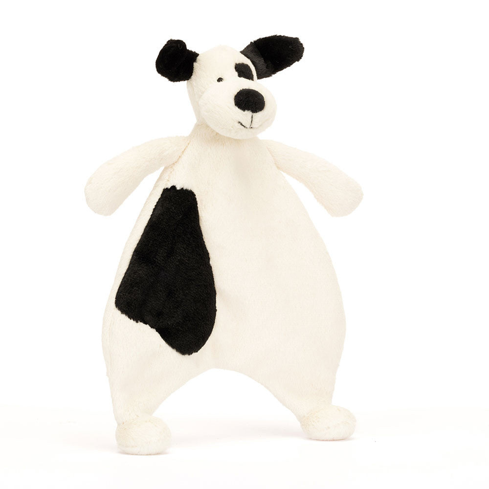 Tuto comforter Perro blanco y negro Jellycat
