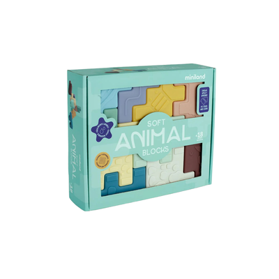 Puzzle Soft animal blocks Miniland