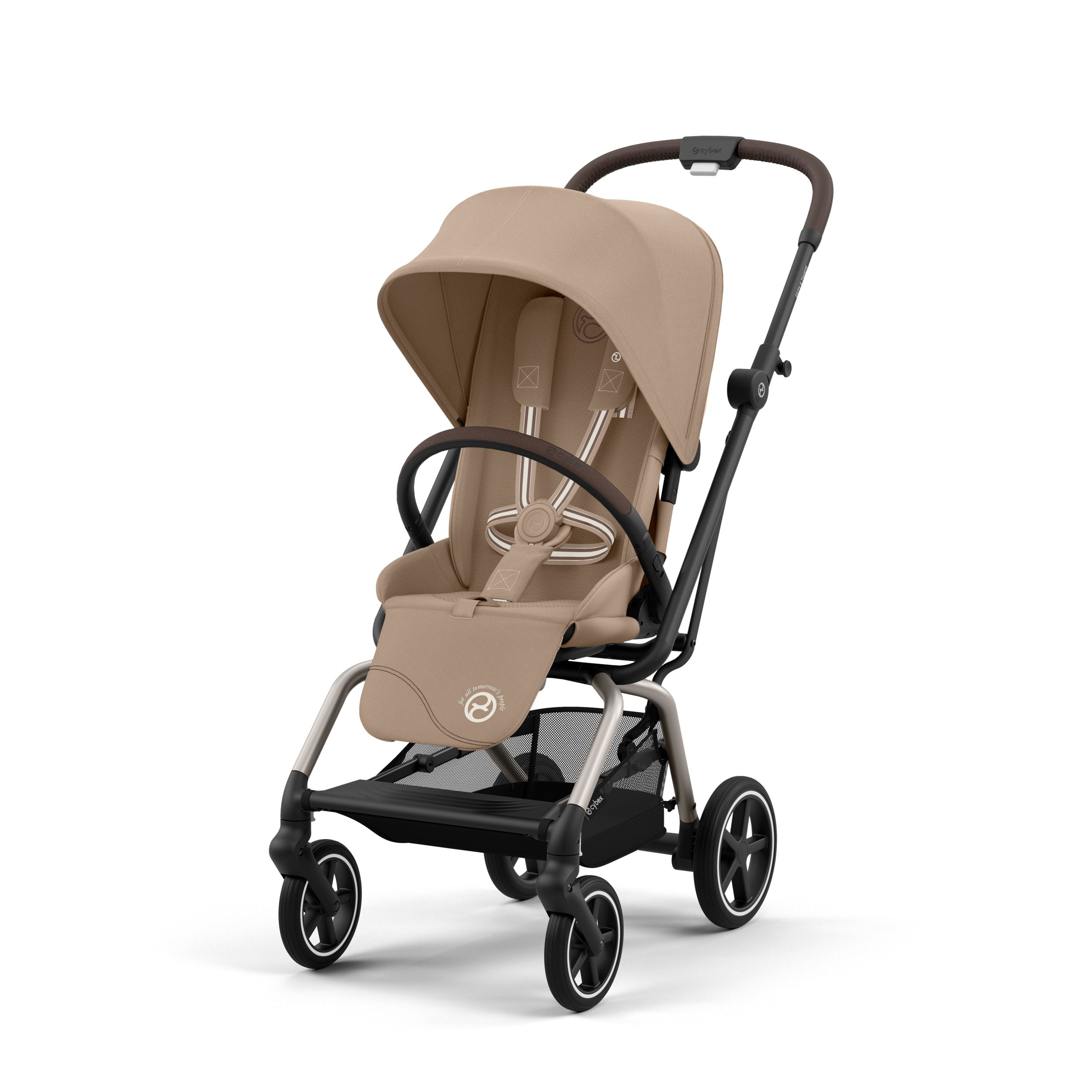 Coche de paseo Eezy S Twist Plus 2 Silver TPE Almond Beige Cybex