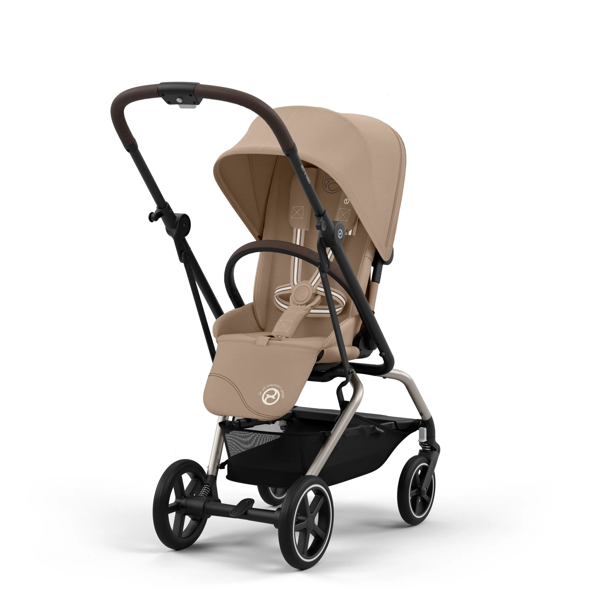 Travel System Eezy S Twist Plus Taupe Almond Beige + Aton S2 + Base Cybex