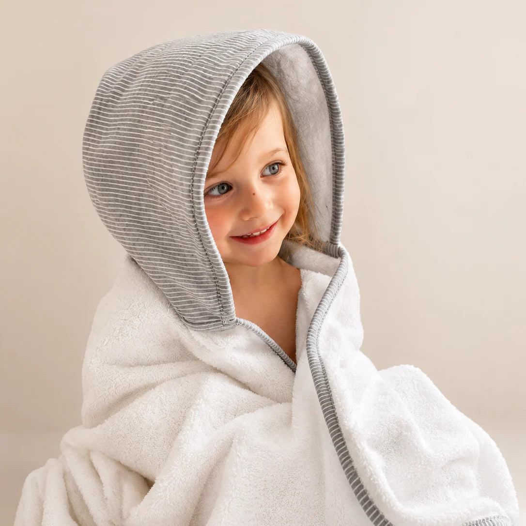 Toalla Infantil Rayas Gris Antu Baby