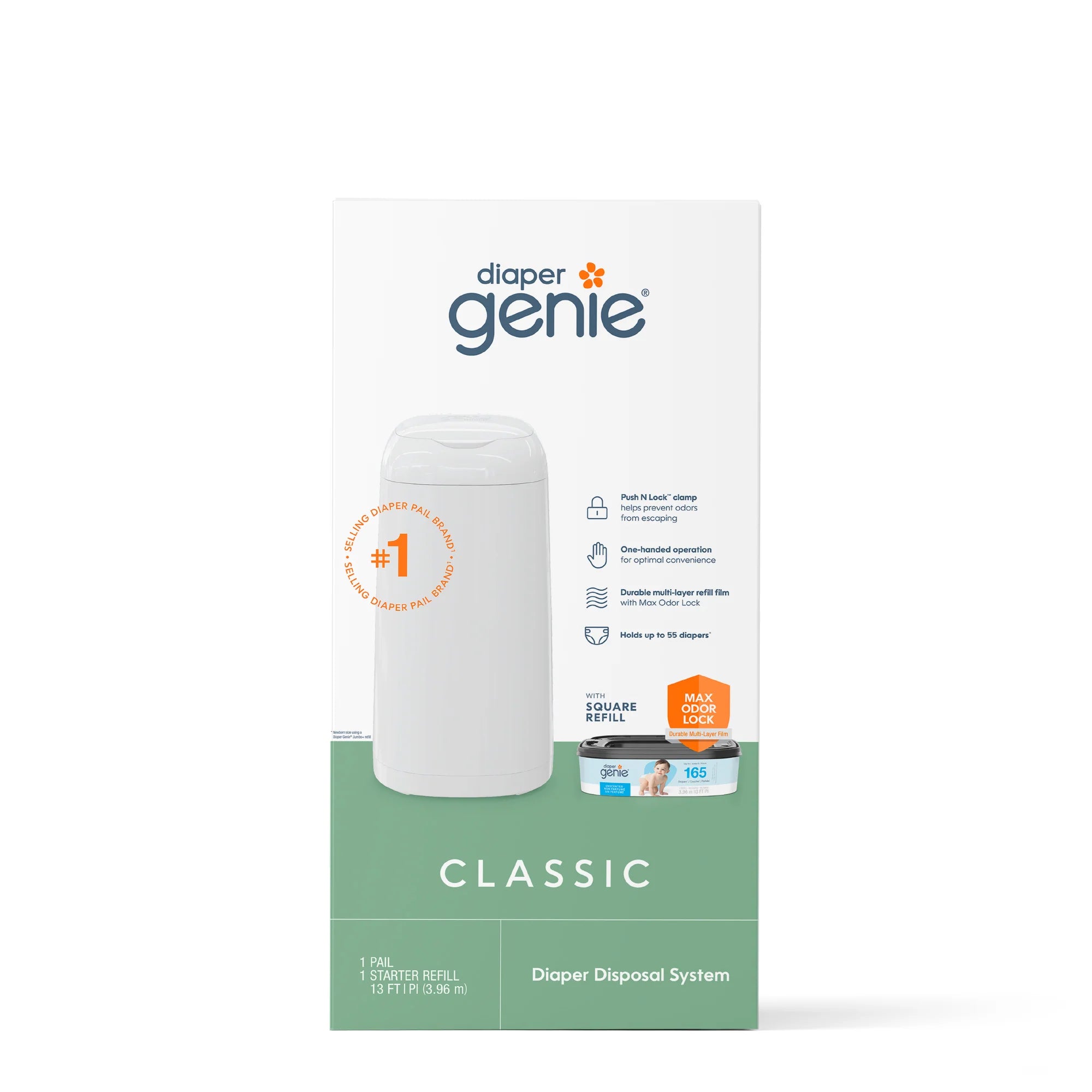 Basurero Contenedor de pañales Classic Pail Diaper Genie