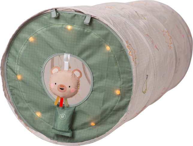 Túnel luminoso para explorar y gatear Taf Toys
