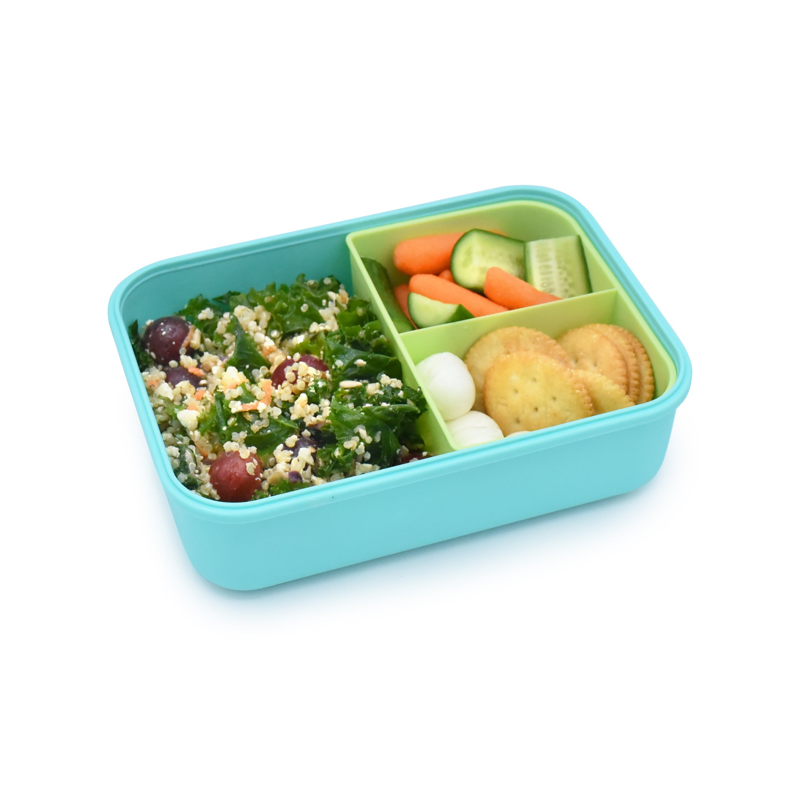 Lonchera Bento Box con divisor 1250 ml Azul Melii