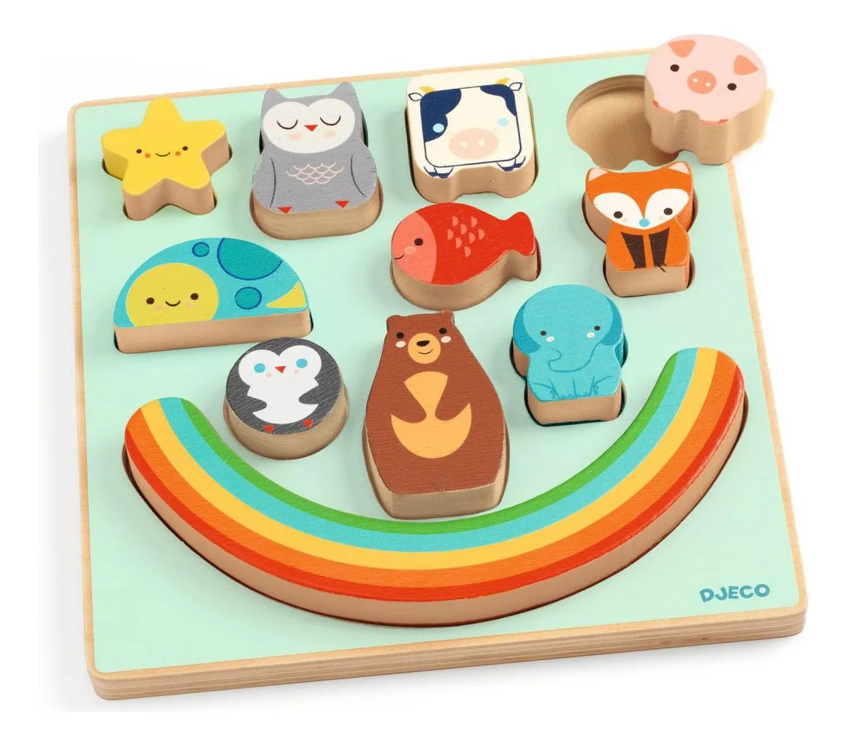 Puzzle Puzz & Boom Rainbow 11 piezas Djeco