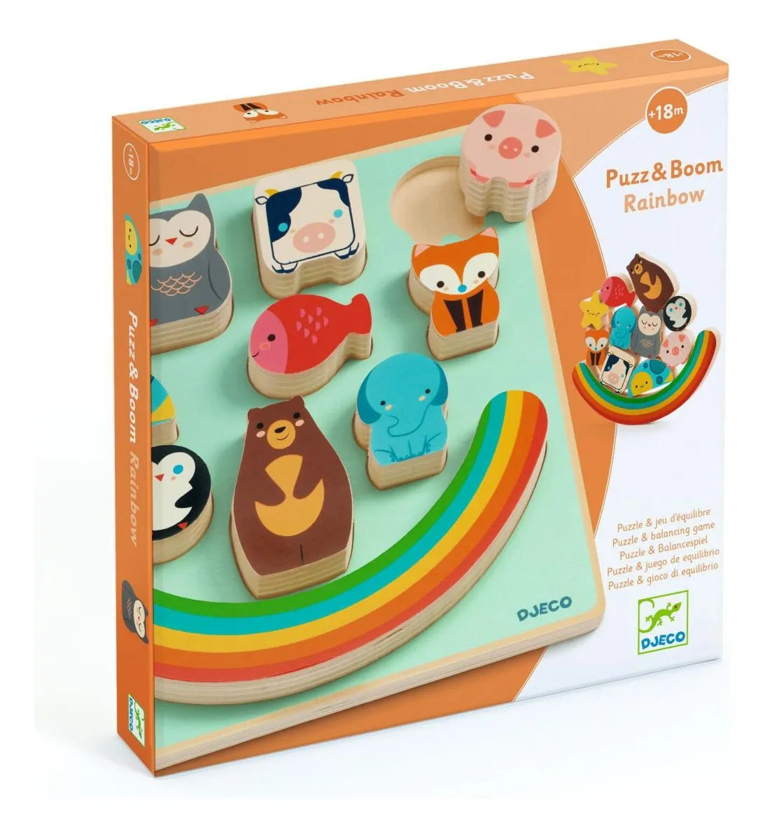 Puzzle Puzz & Boom Rainbow 11 piezas Djeco
