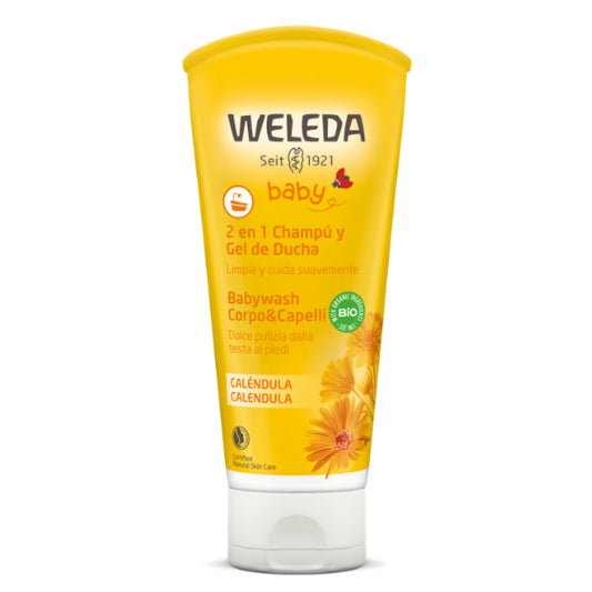 Champú y Gel de Ducha Baby de Calendula Weleda