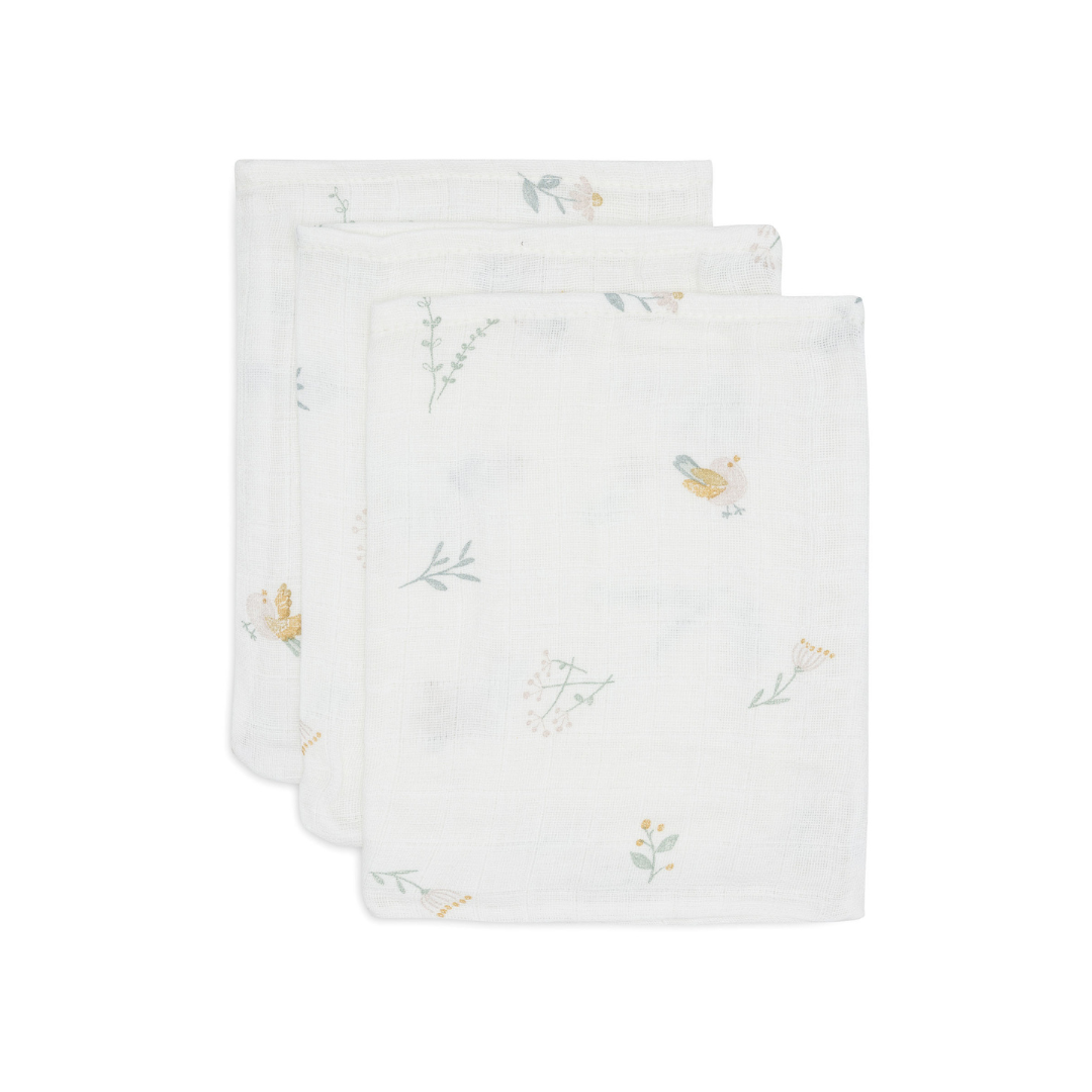Pack 3 Guantes de Muselina Lovely Birds Jollein