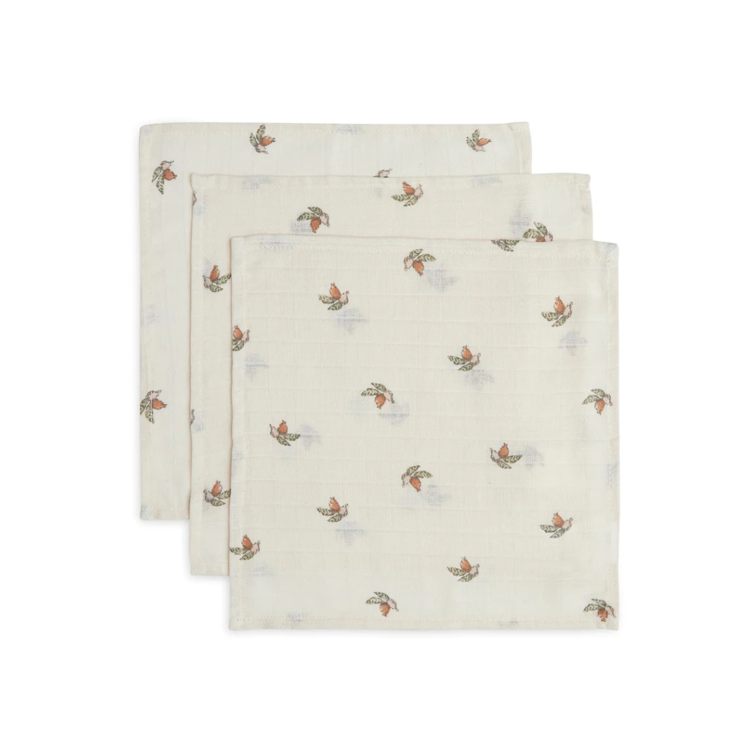 Pack de 3 Tutos Pequeños Jollein Rosehip (31x31 cm)