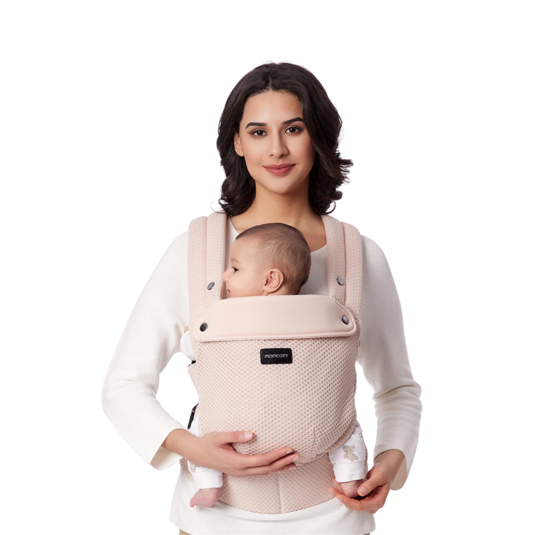 Portabebé 3 en 1 Air Mesh-Pink Momcozy