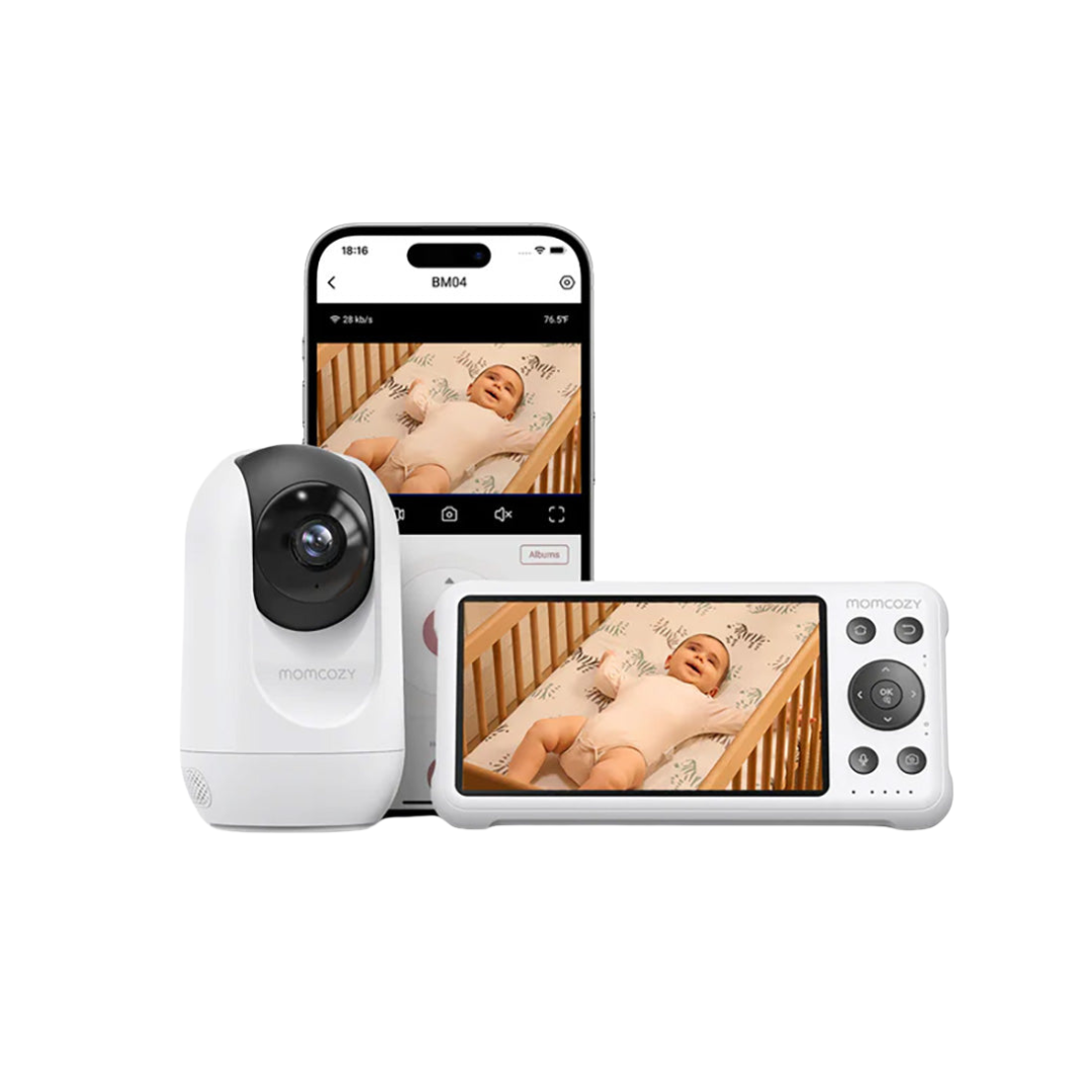Monitor de Bebe Full HD Wi-Fi 5" Momcozy