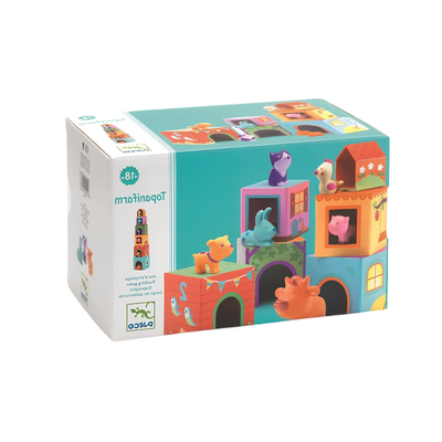 Cubos Apilables Topanifarm Djeco