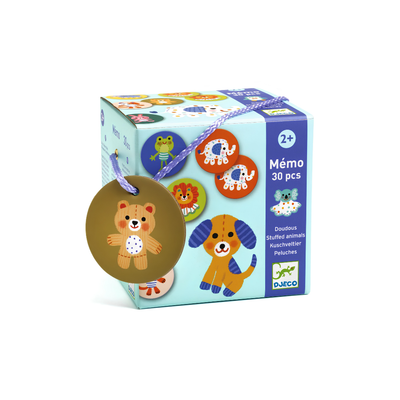 Memorice Animales de Peluche 30 piezas Djeco