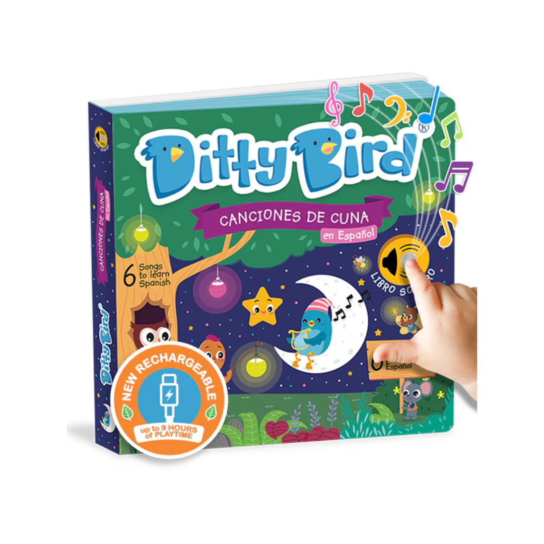 Libro Interactivo Canciones de Cuna en español Ditty Bird