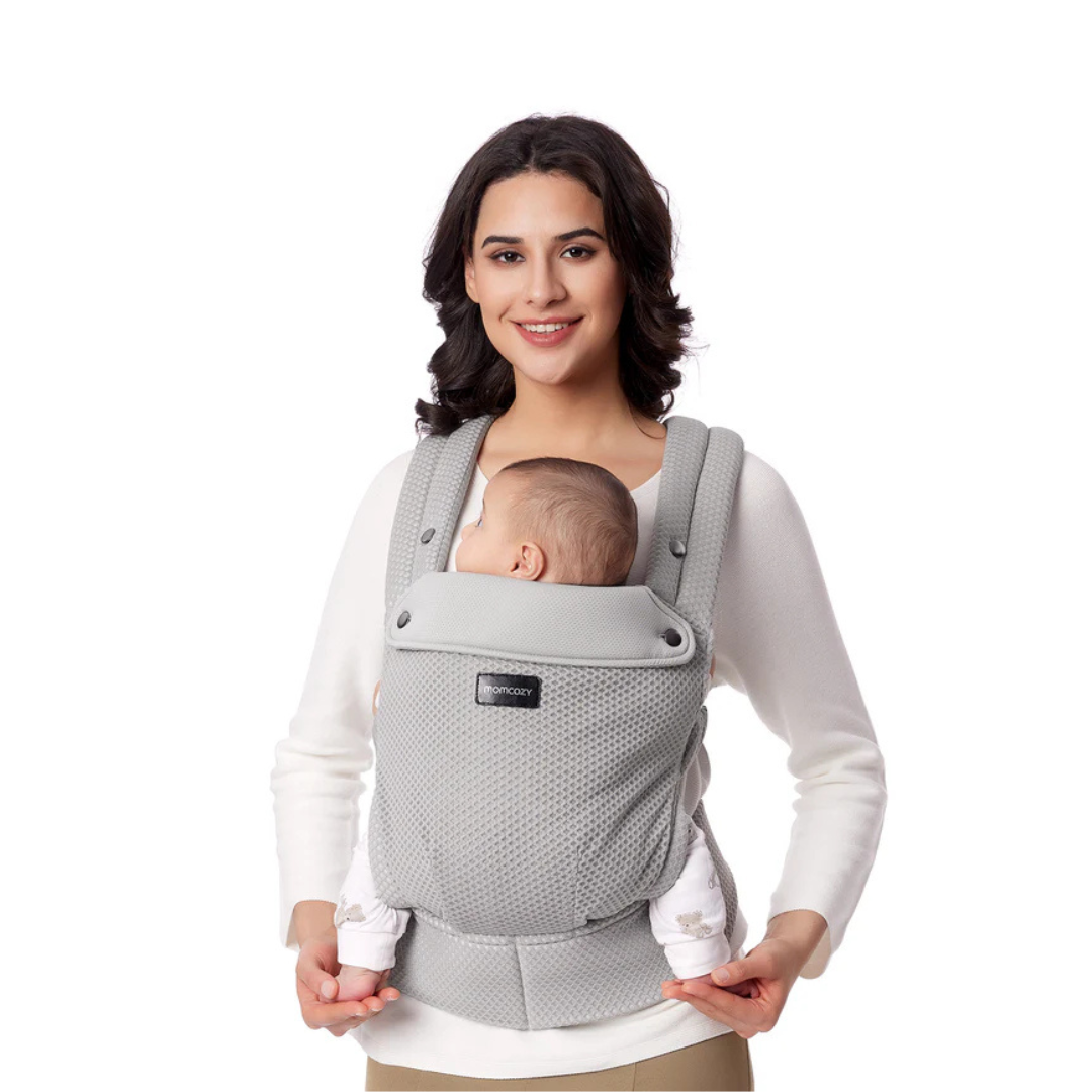 Portabebé 3 en 1 Air Mesh-Grey Momcozy