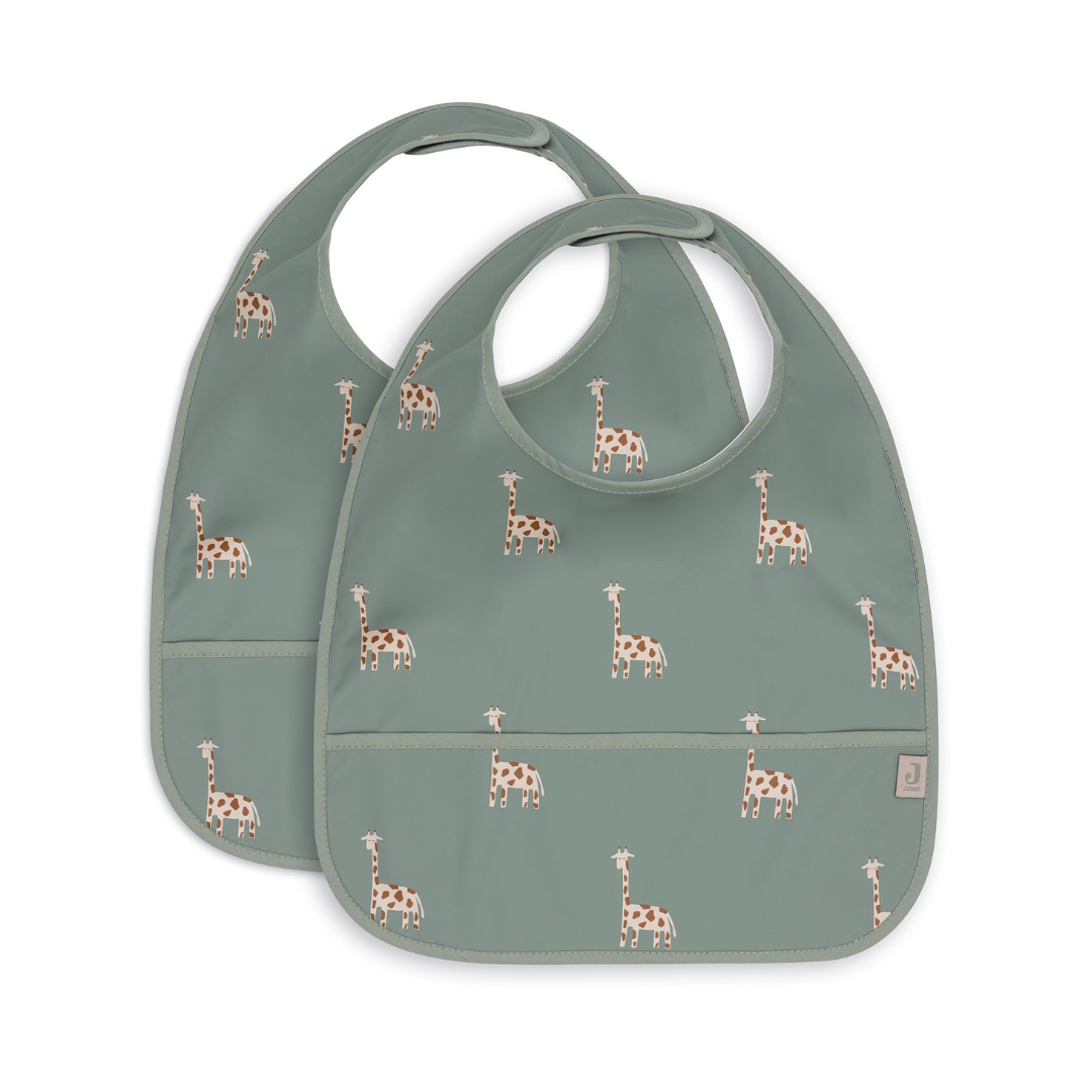 Pack 2 Baberos impermeables Jungle Jambo Jollein