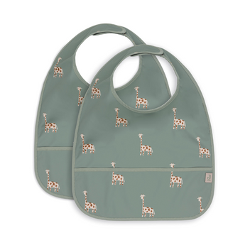 Pack 2 Baberos impermeables Jungle Jambo Jollein