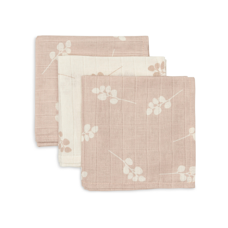 Pack de 3 Tutos Pequeños Jollein Wild Rose (31x31 cm)