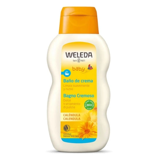 Baño de Crema Baby de Calendula Weleda