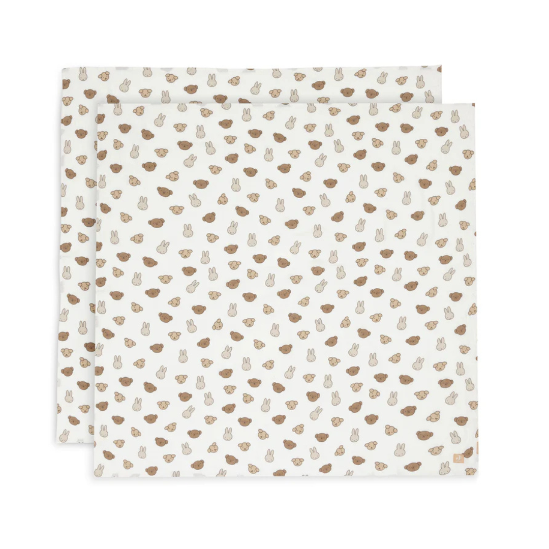 Pack de 2 Swaddle Jollein Miffy and Friends