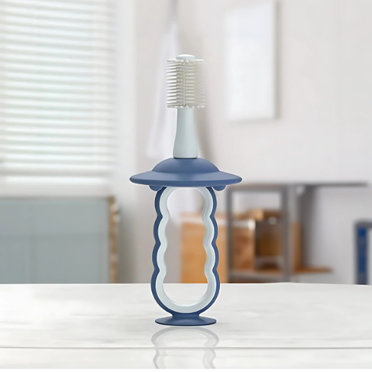 Cepillo dental de silicona para bebé Celeste  Momcozy