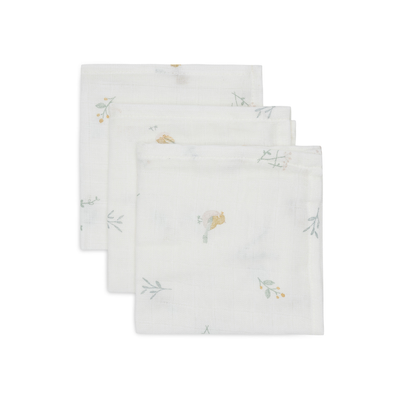Pack de 3 Tutos Pequeños Jollein Lovely  Birds (31x31 cm)