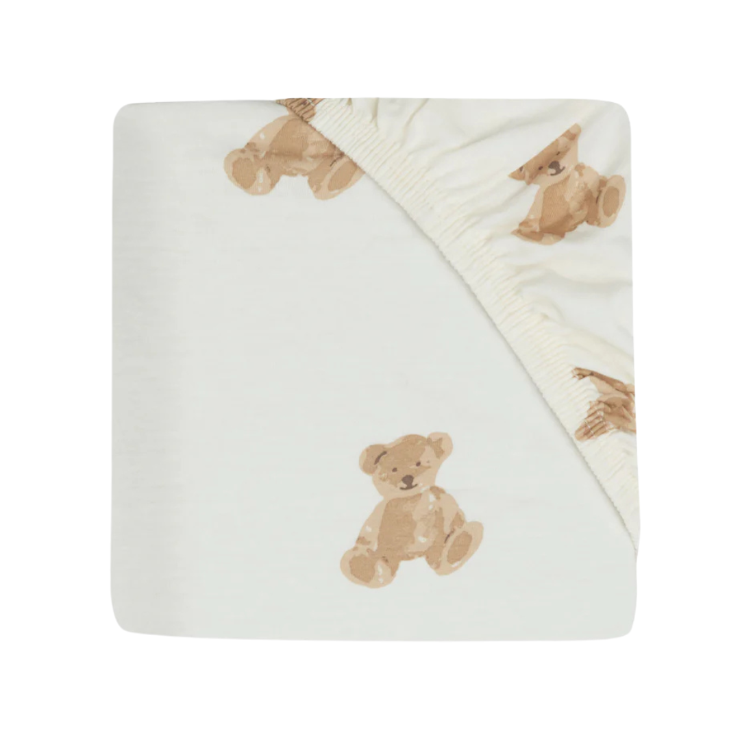 Sabana Bajera Cuna ajustable 70/75x140/150 cm Teddy  Bear Jollein