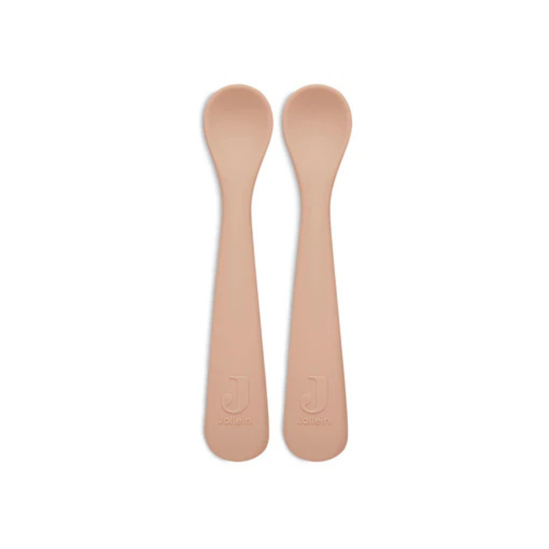 Pack de 2 cucharas de silicona Pink Jollein