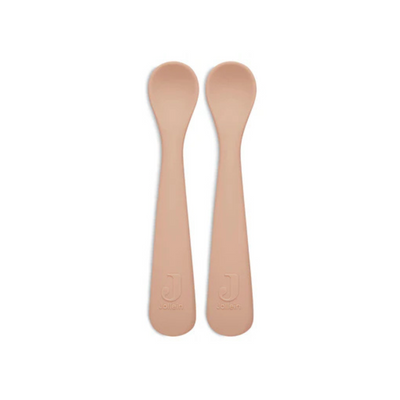 Pack de 2 cucharas de silicona Pink Jollein
