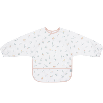 Babero manga larga Lovely Birds Jollein