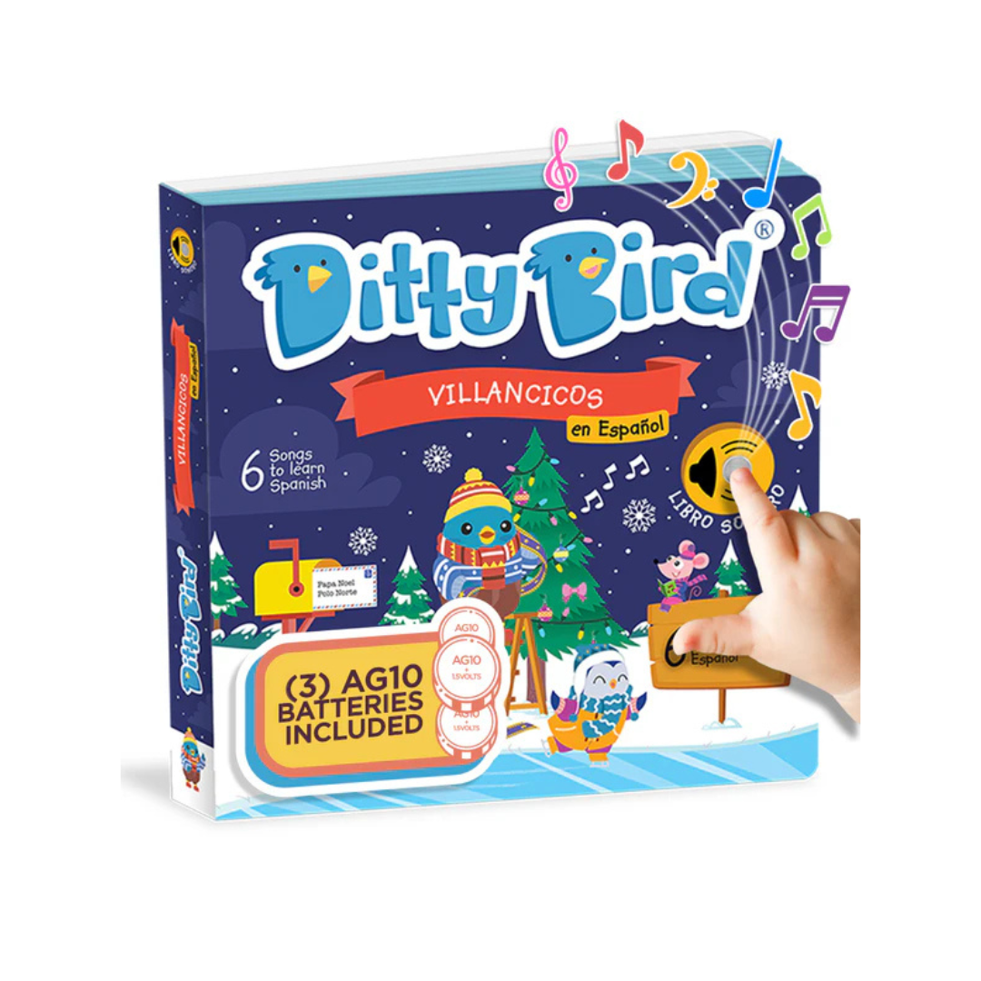 Libro Interactivo Villancicos en español Ditty Bird
