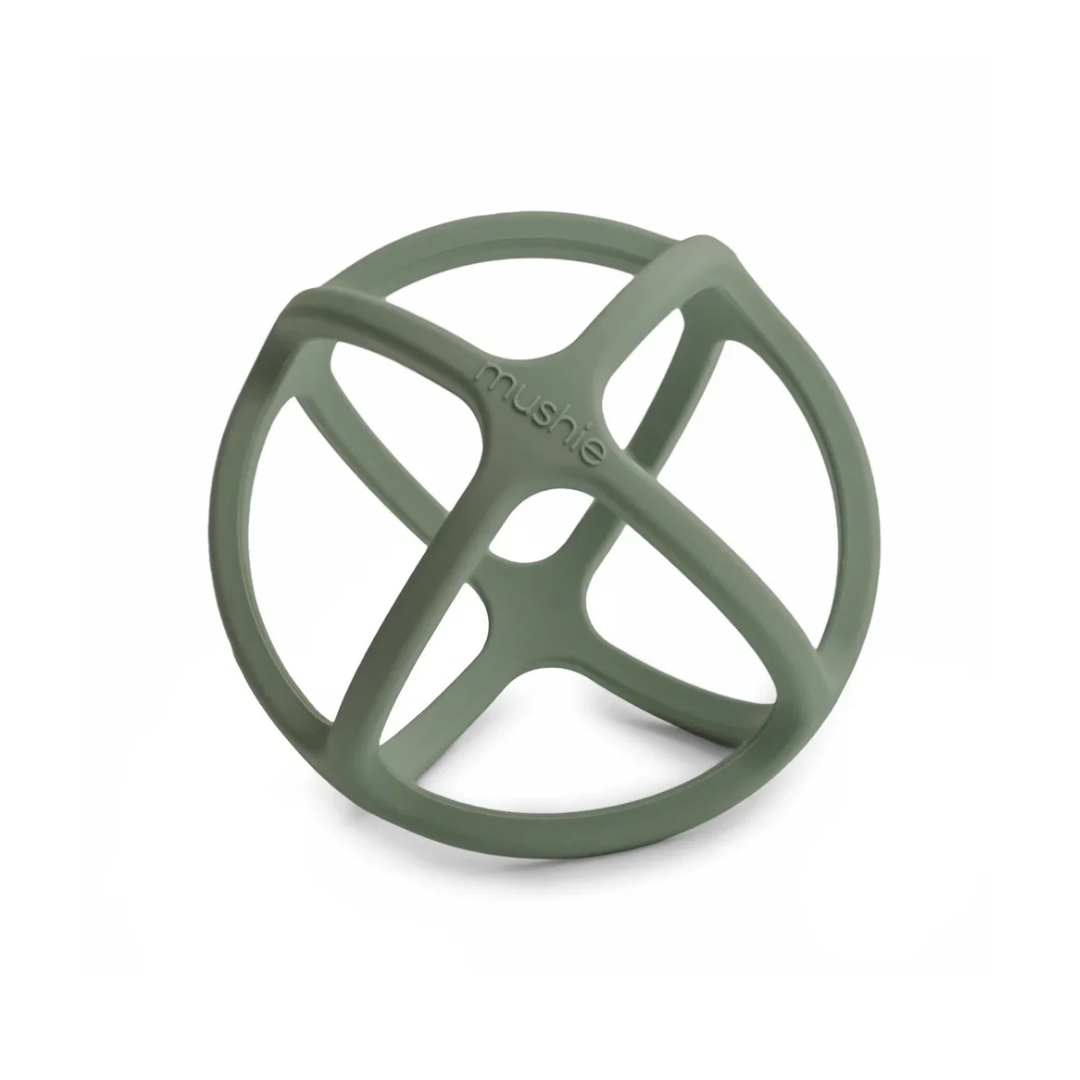Mordedor de circular silicona Dried Thyme Mushie