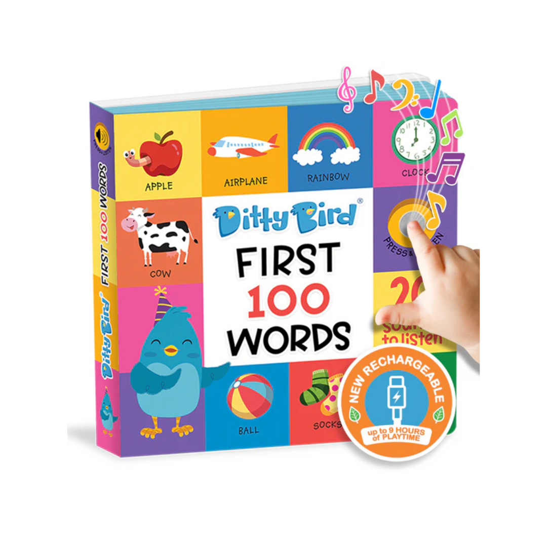 Libro Interactivo Musical First 100 Words Ditty Bird