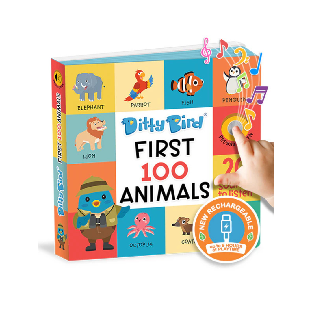 Libro Interactivo Musical First 100 Animals Ditty Bird