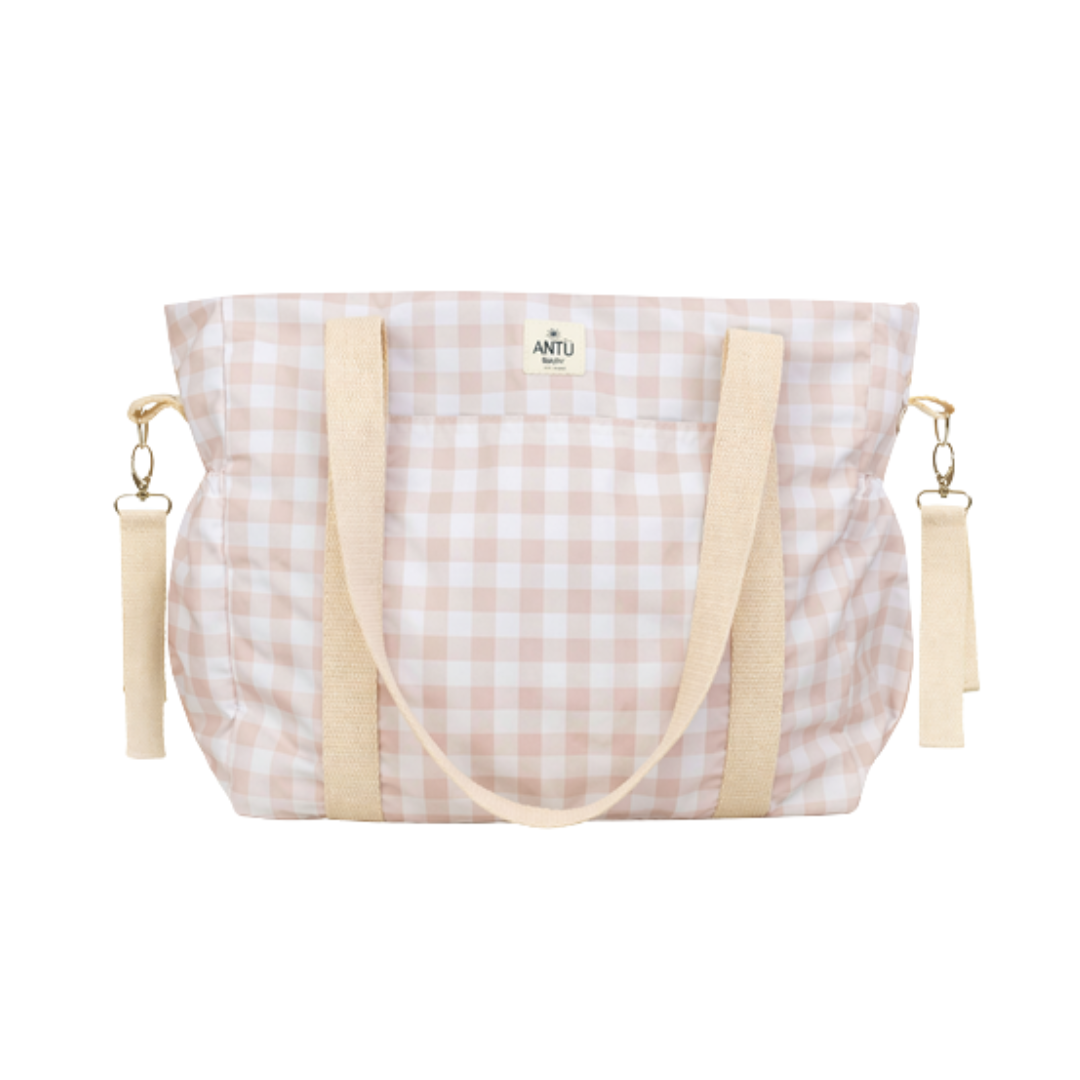 Bolso de Maternidad Vichy Beige Antu Baby