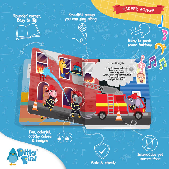 Libro Interactivo Musical Career Songs Ditty Bird