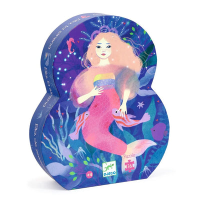 Puzzle Ella, la sirena 36 piezas Djeco