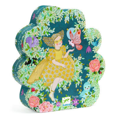 Puzzle Silueta Árbol de Flora 54 piezas Djeco