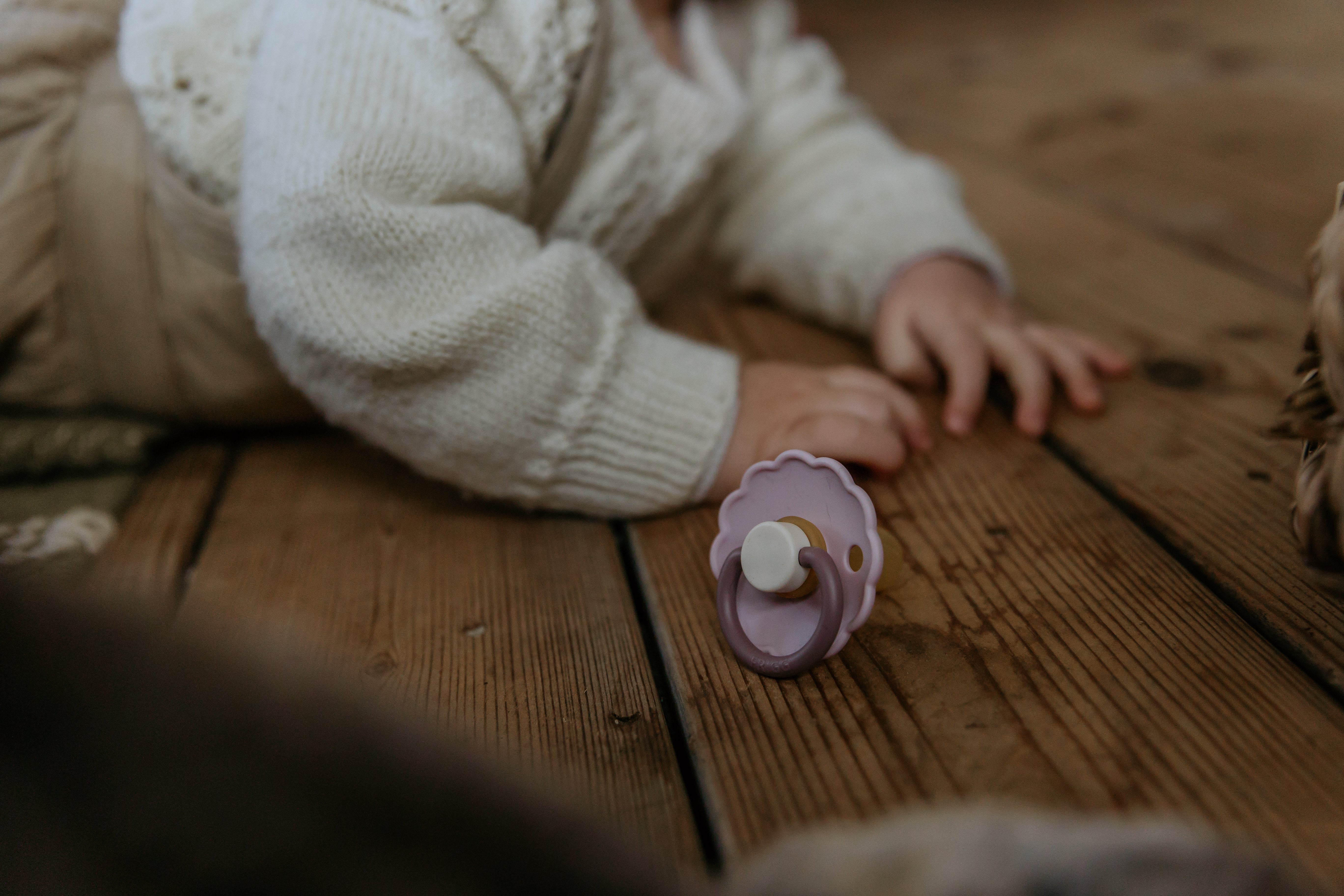 Pack de 2 Chupetes Frigg Cream/Lavender Talla 2 (6-18 meses)