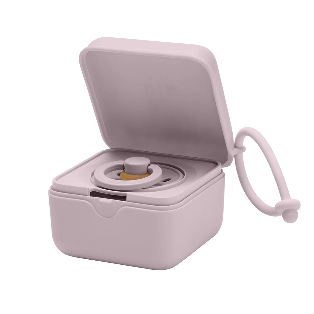 Caja guarda chupetes esterilizadora Bibs Dusky Lilac