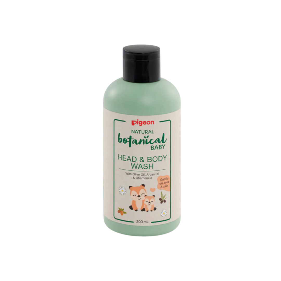 Gel de Baño Cabello y Cuerpo Botanical Baby 200 ml Pigeon