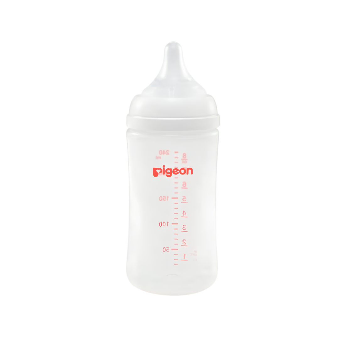 Mamadera Softouch Boca ancha Pp 240ml Pigeon